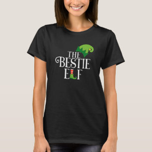 Bestie Elf Matching Family Group Christmas Party P T-Shirt