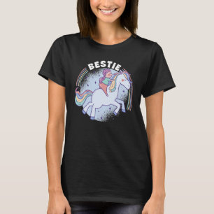 Bestie Graphic Horse Lover Equestrian Rider Horses T-Shirt