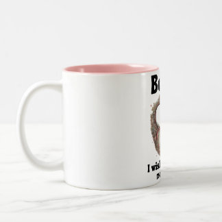 Bestie I wish you lived next door Two-Tone Coffee Mug