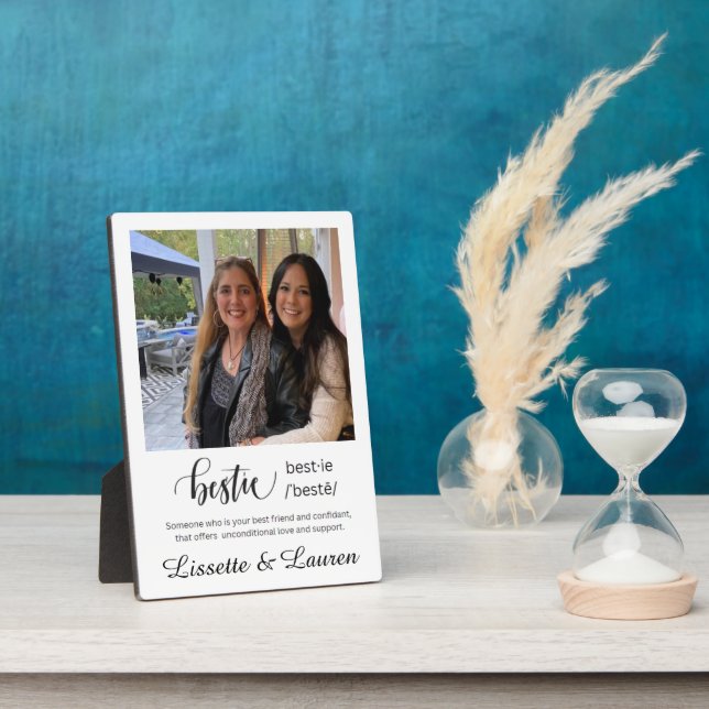 BESTIE PHOTO PLAQUE (Side)