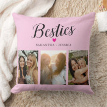 BESTIE Pink Photo Collage & Names