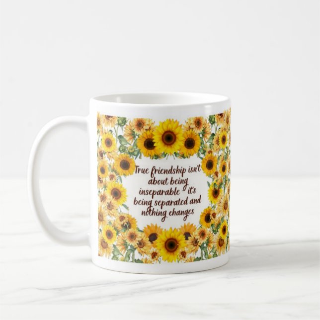 Bestie Quote Mug – Cute Friendship Gift (Left)