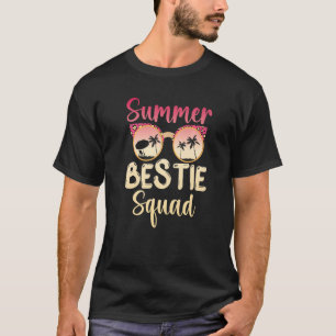 Bestie Squad Friends Summer Vacation Beach Sunglas T-Shirt