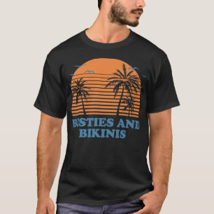 Besties And Bikinis Beach Friends Ocean Buddy Swim T-Shirt