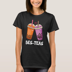 Besties Bes-Teas Bubble Tea Boba Tea T-Shirt