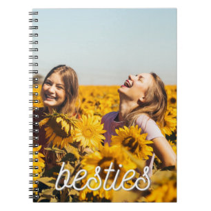 Besties Best Friend Friendship Photo  Notebook