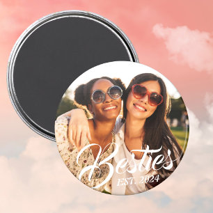 Besties   Best Friends, BFF   Custom Photo Magnet