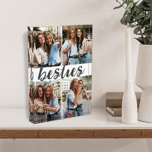 Besties Best Friends Cute Collage Photo Block
