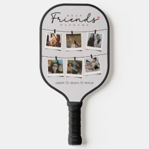 Besties Best Friends Personalised Gift Photo Pickleball Paddle
