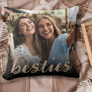 Besties   Best Friends Photo Gift Cushion