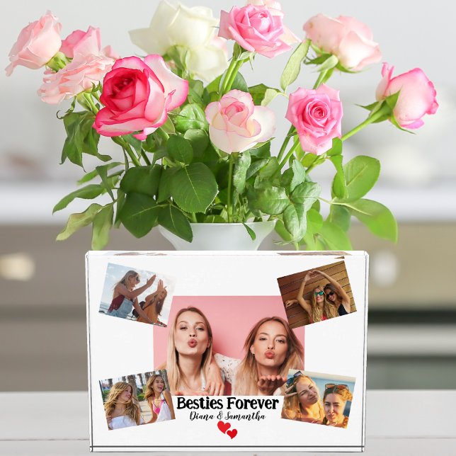Besties,BFF,5 Custom Photos, Modern,Cute, Stylish Photo Block (Creator Uploaded)