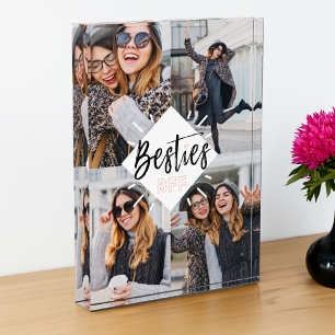 Besties BFF Best Friends Forever Photo Collage Block