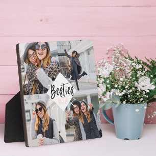 Besties BFF Best Friends Forever Photo Collage Plaque