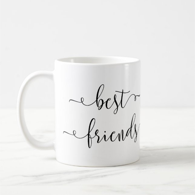 besties birthday gifts friendship day gift    coffee mug (Left)