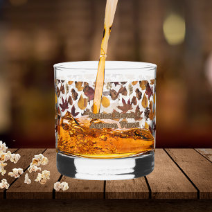 Besties Brews and Autumn Views Whiskey Glass
