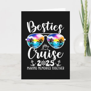 Besties Cruise 2025 Matching Friends Group Cruisin Card