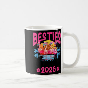 Besties Cruise 2026 Flamingo Summer Friend Coffee Mug
