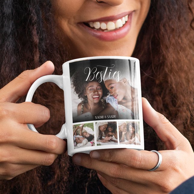 Besties Customised Photo Collage Coffee Mug (Creator Uploaded)