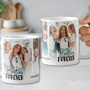 Besties Forever Best Friend 3 Photo Coffee Mug