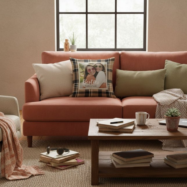 Besties  forever bff friendship best friends cushion (Creator Uploaded)