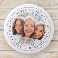 Besties Forever BFF Simple Modern Custom Photo