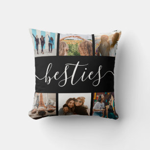 Besties Friend Photo Collage Cushion