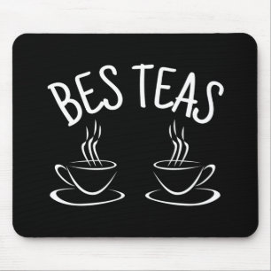 Besties Funny  Friendship Mouse Pad