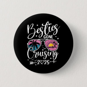 Besties Gone Cruising 2025 Girls Matching Women Cr 6 Cm Round Badge