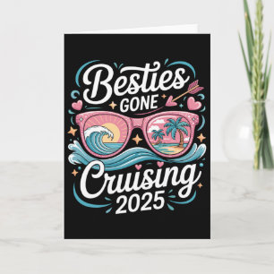 Besties Gone Cruising 2025 Girls Matching Women Cr Card