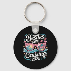 Besties Gone Cruising 2025 Girls Matching Women Cr Key Ring