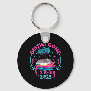 Besties Gone Cruising 2025 Girls Matching Women Cr Key Ring