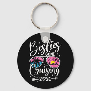 Besties Gone Cruising 2026 Girls Matching Women Key Ring