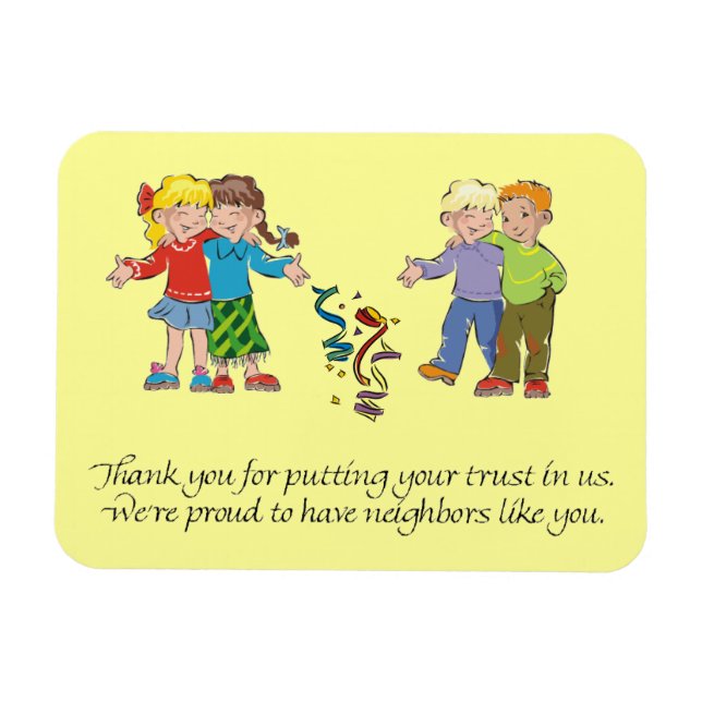 Besties in the Neighbourhood - Magnet (Horizontal)