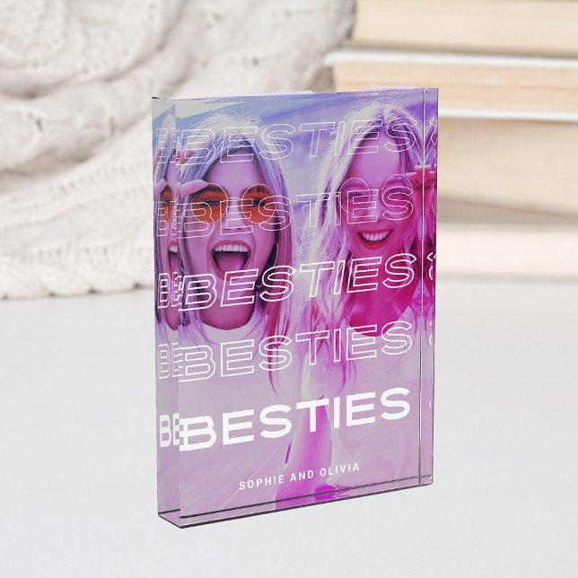 Besties | Modern Text and Colourful Photo Effect (Creator Uploaded)