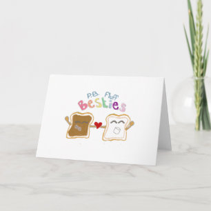 Besties peanut butter and fluff Note Card