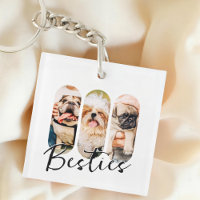 Besties Pet Simple Modern Playful Three Photo