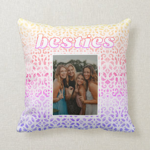 Besties Photo Best Friend Friendship Cushion