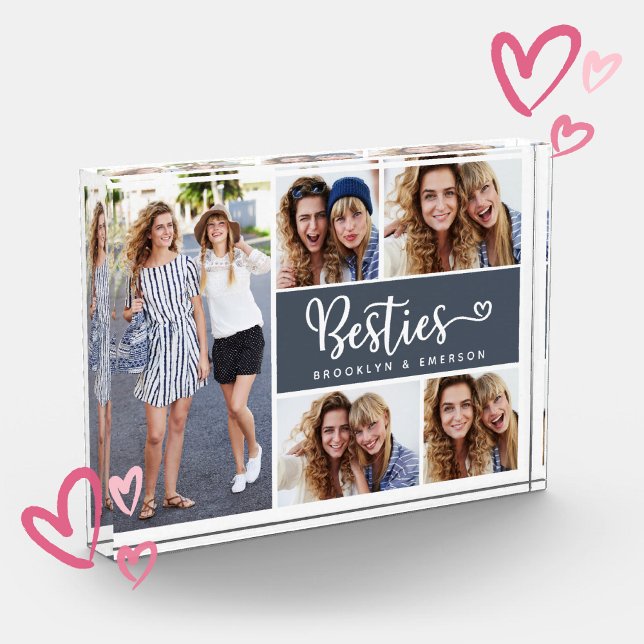 Besties Photo Collage Best Friends  Block (Creator Uploaded)