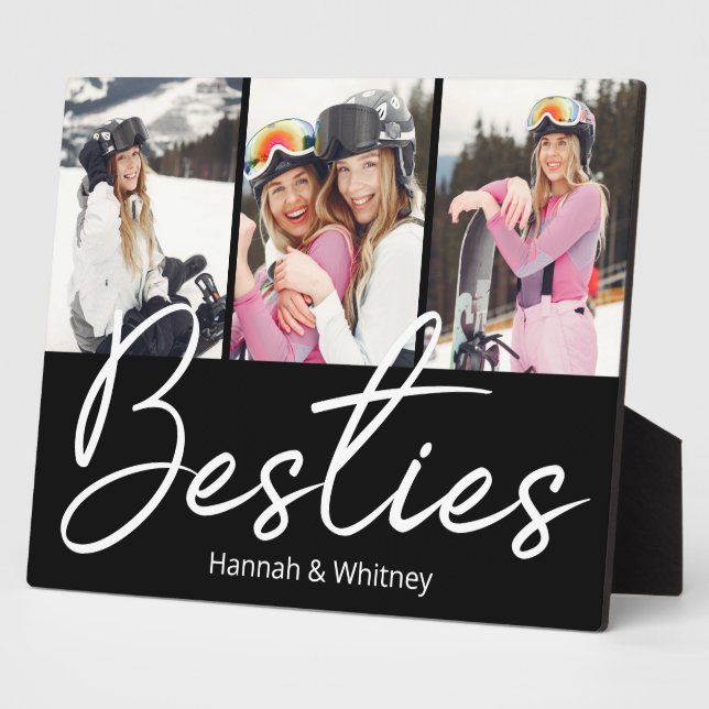 Besties Photo Plaque (Side)