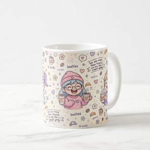 Besties Small Gang Coffee Mug