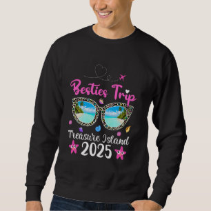 Besties Trip 2025 Summer Sunglass Florida Treasure Sweatshirt
