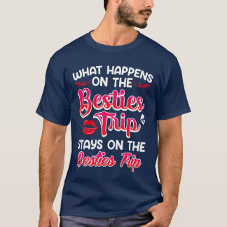 Bestiesrip Friends Summer Vacation Spring Break gi T-Shirt