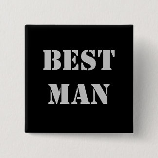 BestMan 15 Cm Square Badge