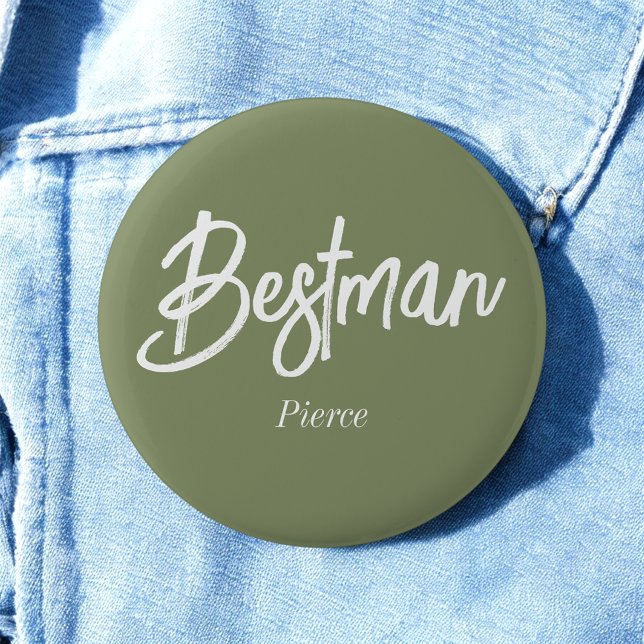 Bestman Sage Green White Button (Creator Uploaded)