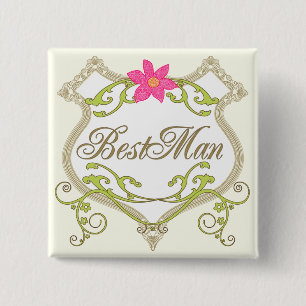 BestMan Wedding Badges