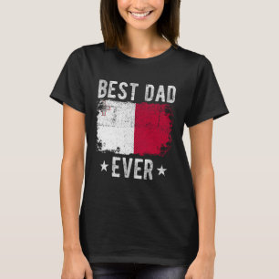 bests Dad Ever Malta Flag bests Maltese Dad T-Shirt
