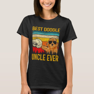 bests Doodle Uncle Ever Goldendoodle Dog Gift Fath T-Shirt