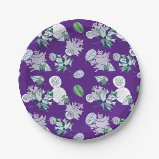 Bestseller floral background design for wedding paper plate