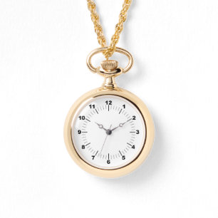 BESTSELLER! Gold Necklace Watch - Personalized