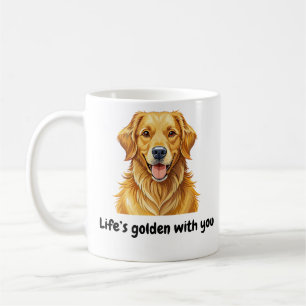 BESTSELLER! Golden Retriever Mug – Life’s Golden..